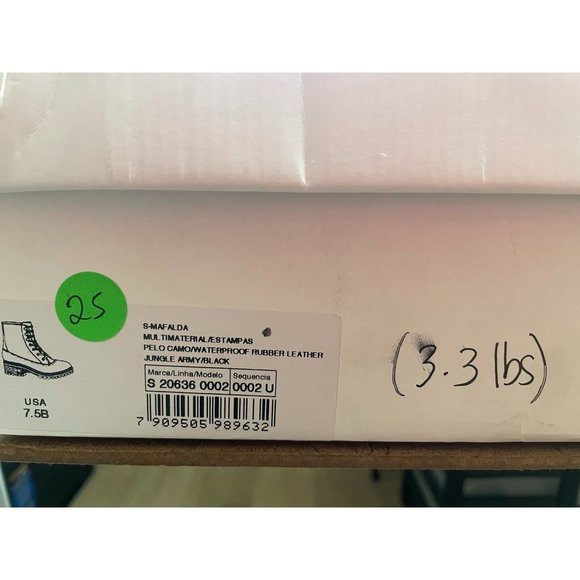 NIB SHUTZ JUNGLE ARMY MAFADA CALF HAIR LEATHER COMBAT BOOTS/BOOTIES SZ: 7.5 / 8 - Picture 14 of 14